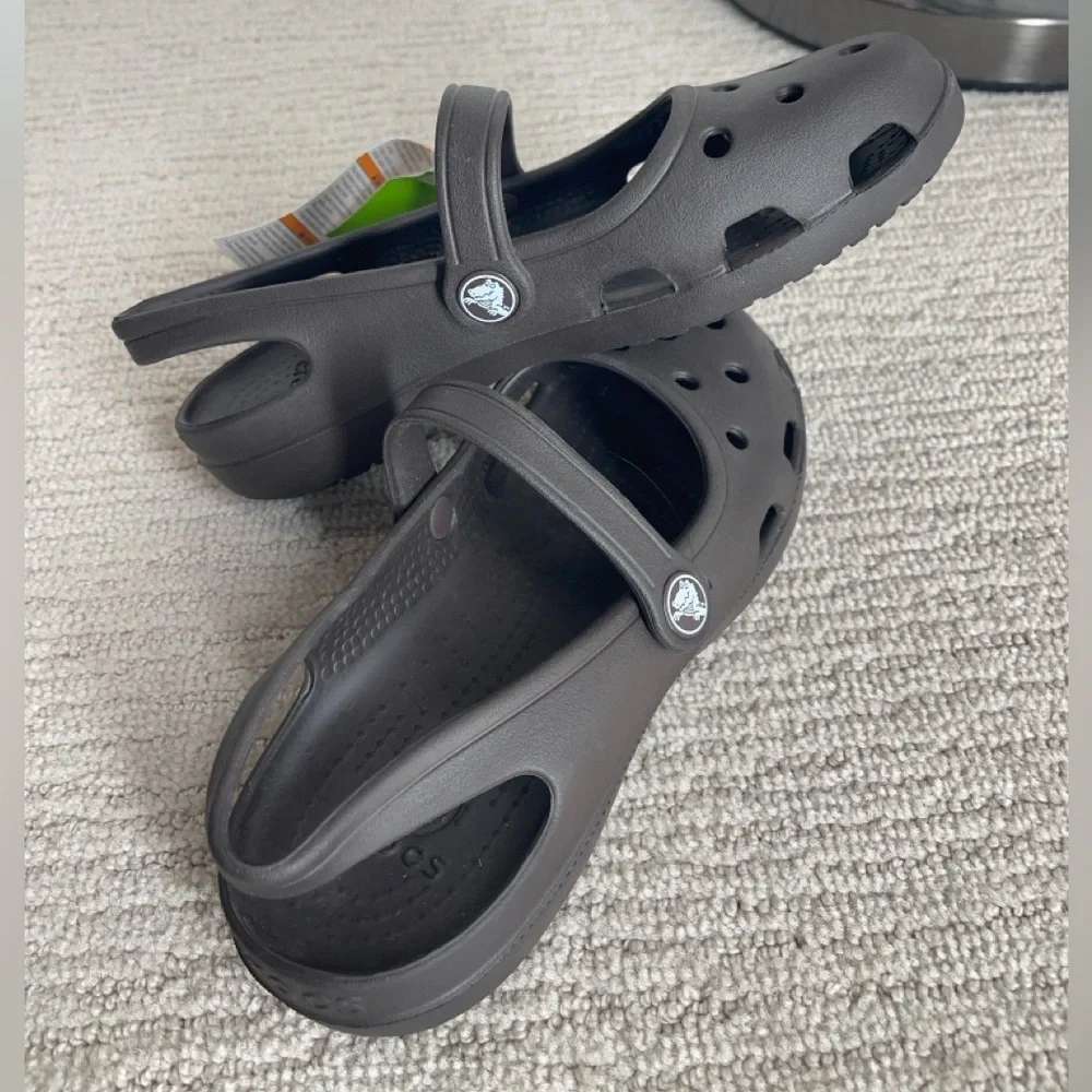 CROCS Brown Flats - Picture 3 of 6